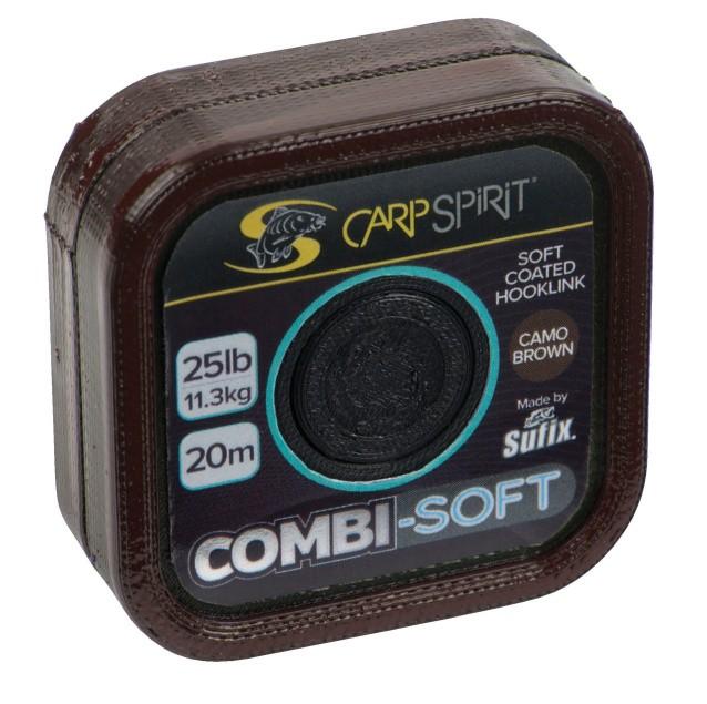 Carp Spirit Combi-Soft Coated Braid 20 m/25 lb Camo Brown