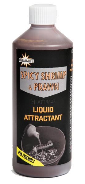 Dynamite Baits Liquid Attractant Spicy Shrimp&Prawn 500 ml