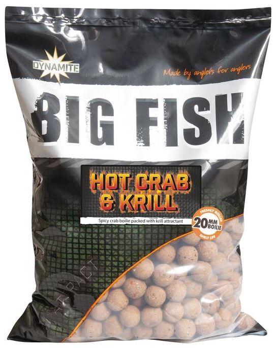 Dynamite Baits Boilies Big Fish Hot Crab&Krill 20 mm 1,8 kg