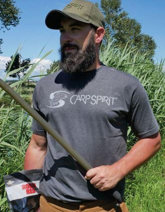 Carp Spirit tričko šedé XL